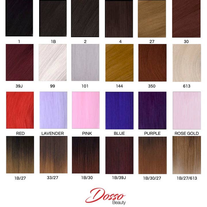 Dosso Beauty - Wholesale Hair Extensions - Pre-Stretched Hypoallergenic Braiding Hair (Single Packs)