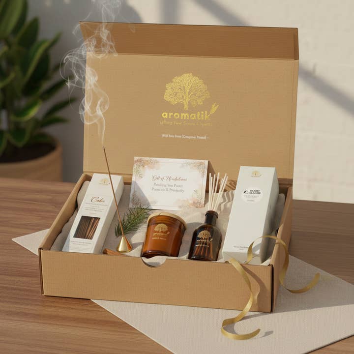Floden af Healing Bundle (Diffuser, Candle, Røgelse, Brænder) for engroshandel hos Aromatik Australia