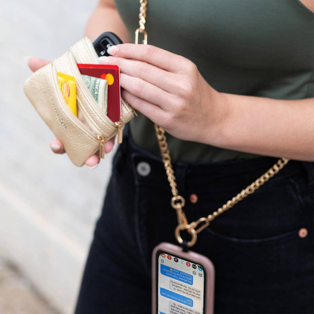 Save The Girls - Wholesale Crossbody Bag - Women's - Clip & Go Chain w/Zippered Pouch3