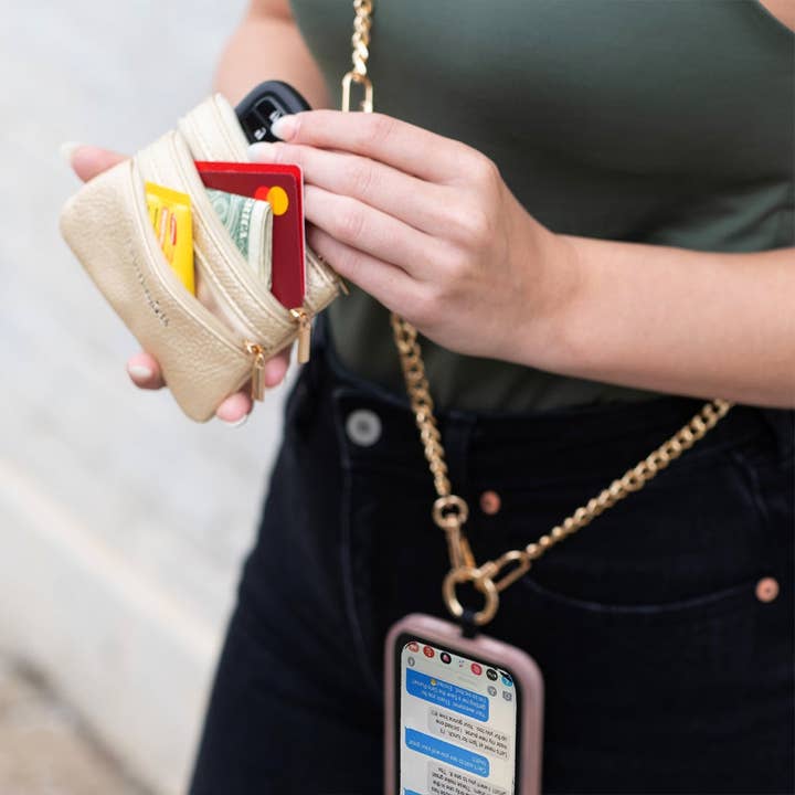 Save The Girls - Wholesale Crossbody Bag - Women's - Clip & Go Chain w/Zippered Pouch3