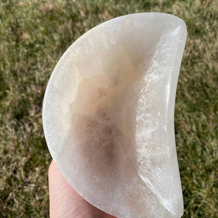 New Moon Beginnings - Wholesale Crystal Charging Plate - Selenite Bowls (10 Options!) Selenite Crystal Charging Bowls