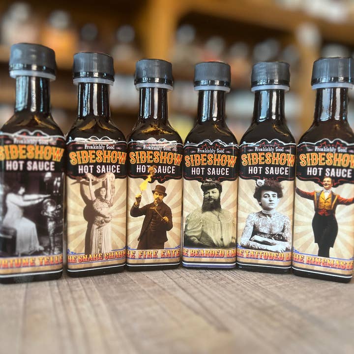 Montana Farmacy - Wholesale Hot Sauce - Sideshow Hot Sauce © Circus Act Pack ALL 6 flavors0