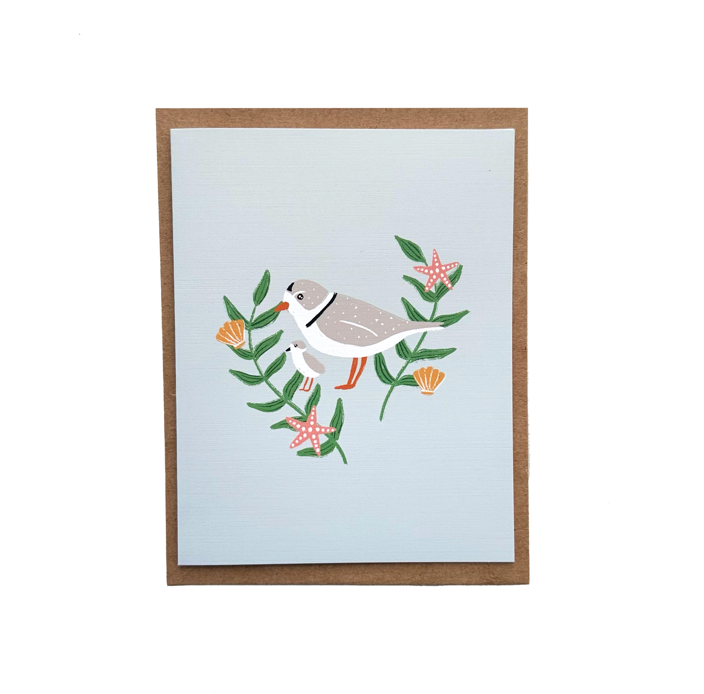Keegsie Designs - Wholesale Everyday Greeting Card - Piping Plover Card0