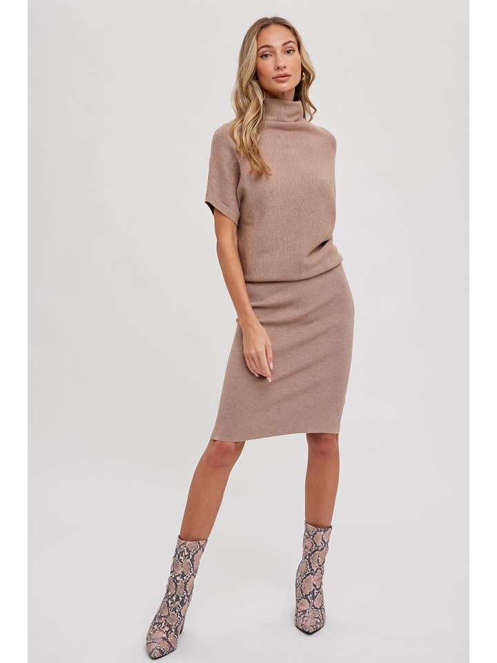 Bluivy - Wholesale Dress - Women's - SLOUCH NECK DOLMAN MIDI DRESS11
