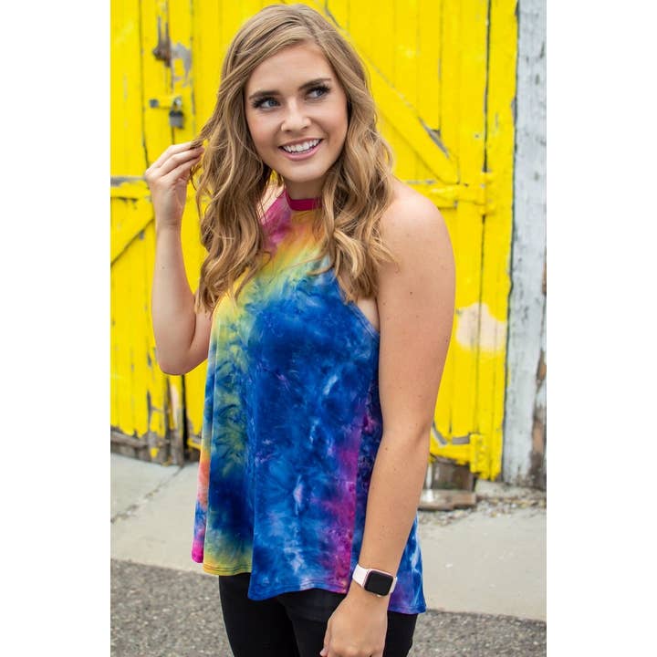 Rocker Tank | OG Tie Dye 🇺🇸 for wholesale by Rogue Society Apparel®️