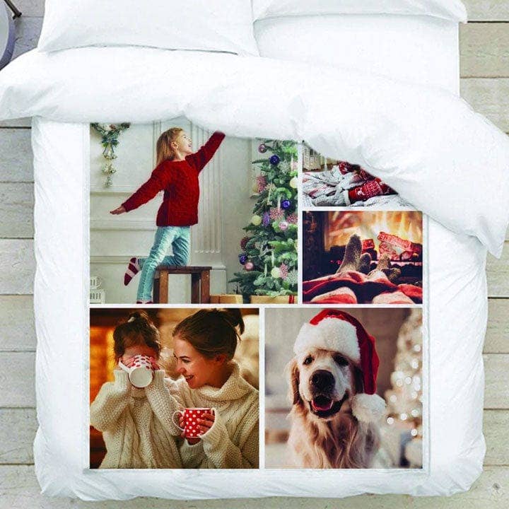 Monogramonline Inc. - Wholesale Throw Blanket - <h2>Build Your Own Design Custom Photo Collage Blanket | Blanket Personalized With Your Pictures</h2> <p><span style="color: #ff0000;"><strong>LIMITED TIME SALE 50"x60" Large Blanket</strong></span></p>20