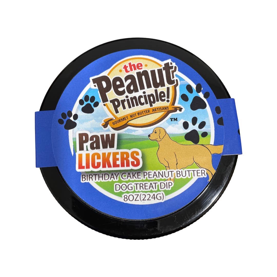 The Peanut Principle - Vendita all'ingrosso Snack - Cani - Pawlickers, torta di compleanno, cane, burro di arachidi1