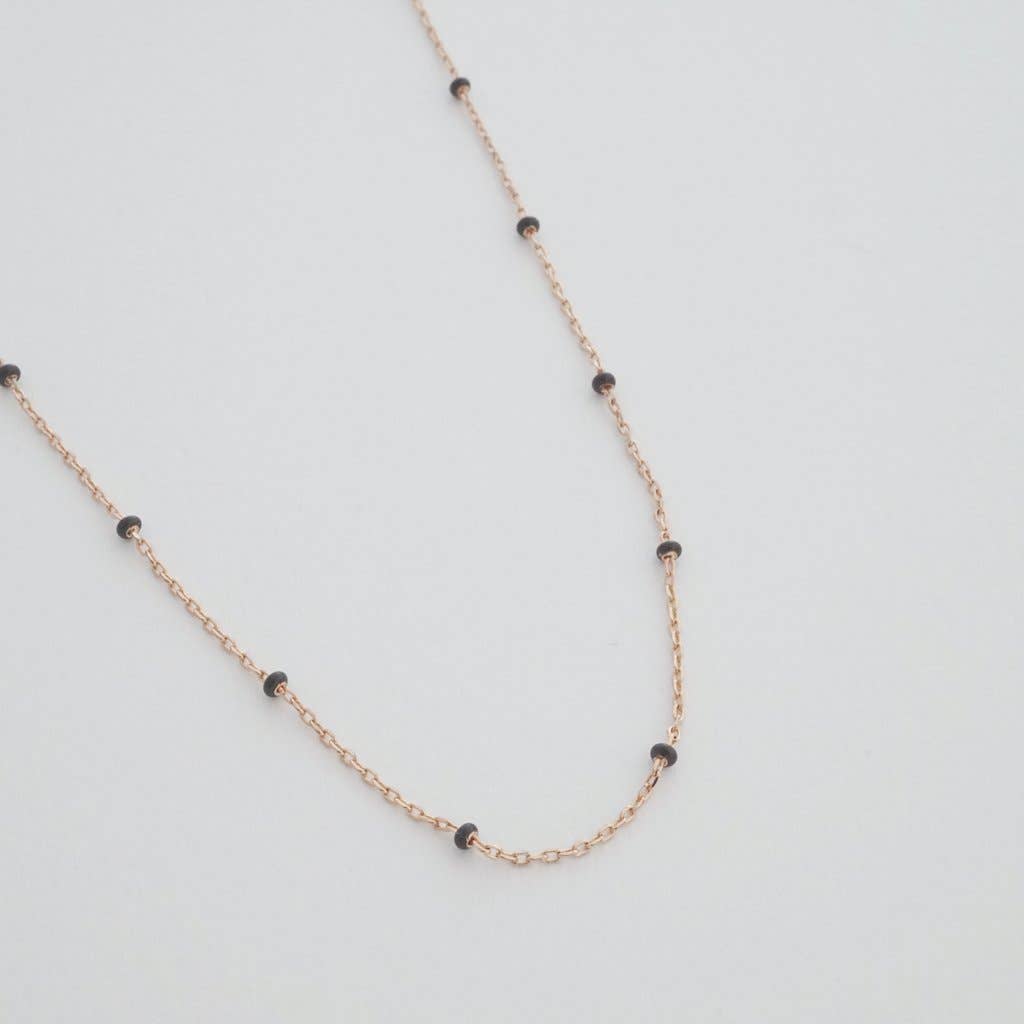 Honeycat Jewelry - Wholesale Link & Chain Necklace - Mary Beaded Chain Necklace2