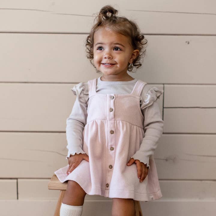 Burt's Bees Baby - Wholesale Clothing Set - Baby - Flutter Organic Tee & Thermal Dress Set
6