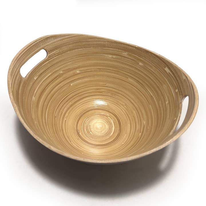 Bamboo Popcorn and Snack Bowl for wholesale by Purelite