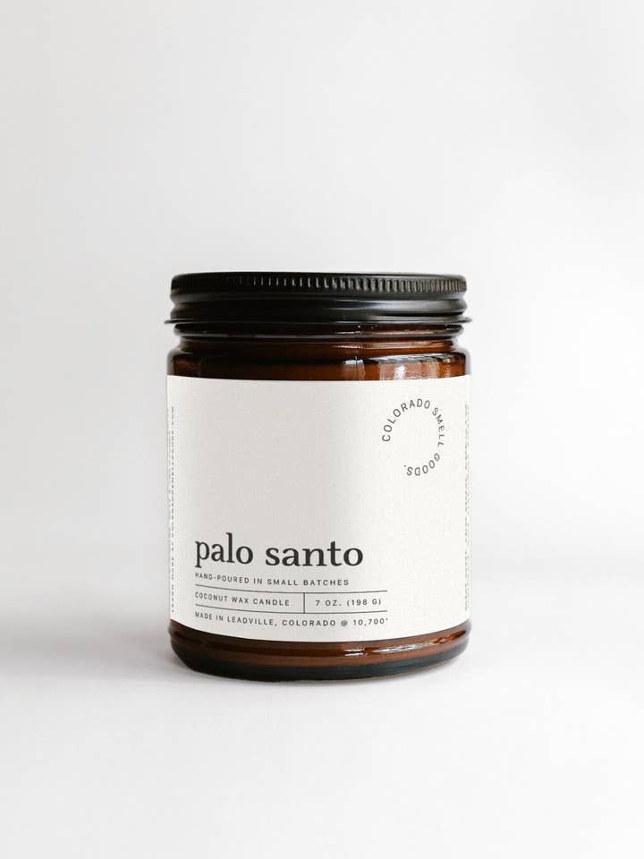 Palo Santo – Scented Coconut Wax Candle for wholesale by Colorado Smell Goods