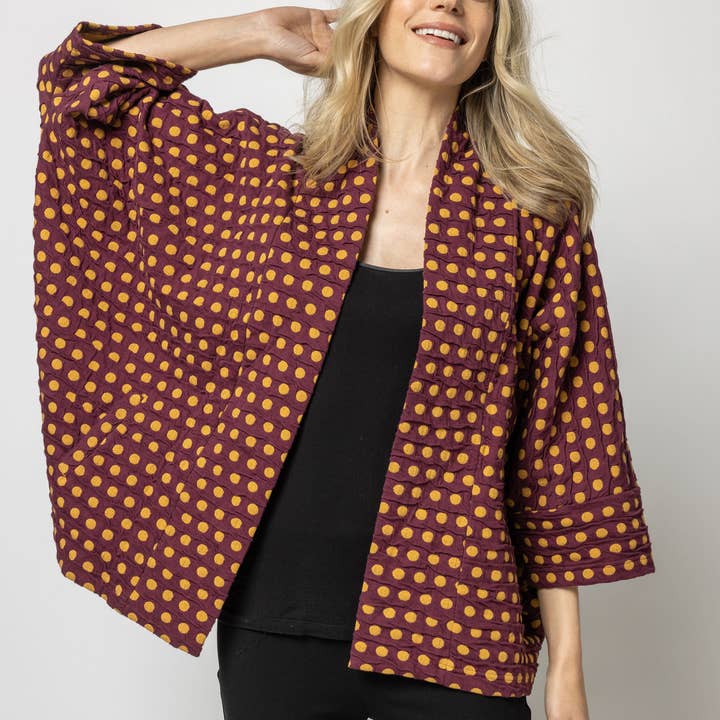 Como Spot Weave Kimono Cardigan Jacket and other Purchase Wholesale komo getreidemühlen. Free Returns & Net 60 Terms on Faire trending on Faire.