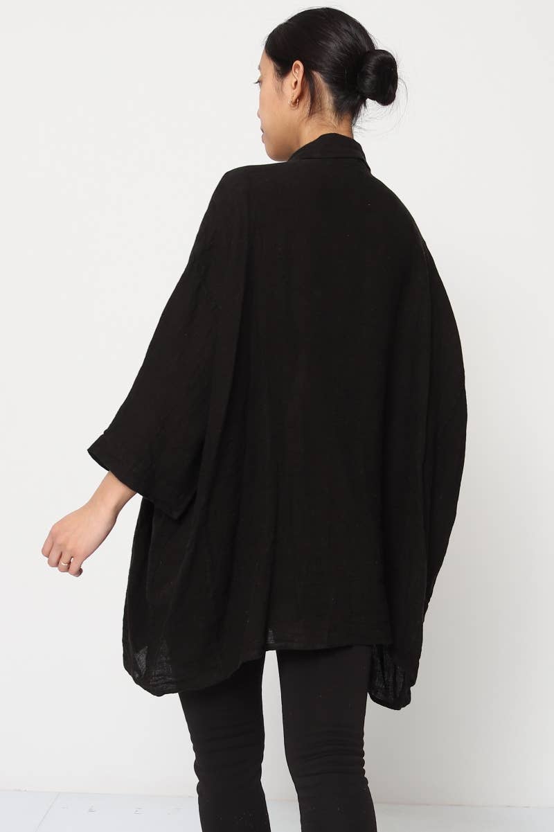 LÉA & LUC - Wholesale Button Down Shirt - Women's - 100% Linen Shirt REF. 285876