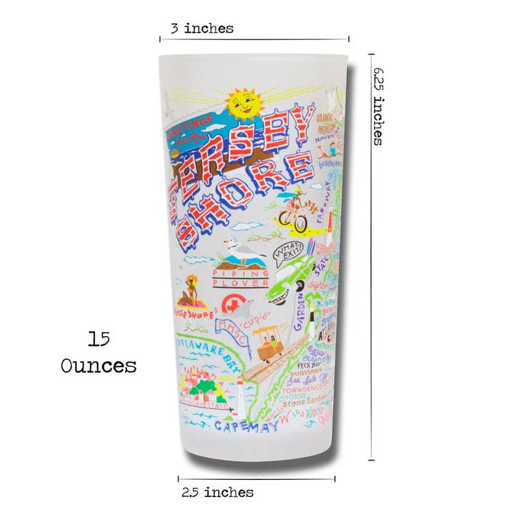catstudio - Wholesale Drinking Glass/Cup - Jersey Shore Drinking Glass2