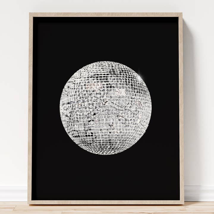 Bejeweled Disco Ball Art Print for wholesale by HoldThatPunch