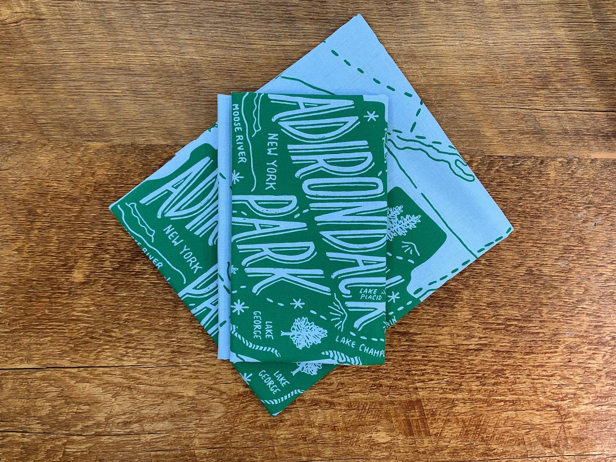 Noteworthy Paper & Press - Wholesale Bandana - Unisex - Adirondack State Park Bandana1