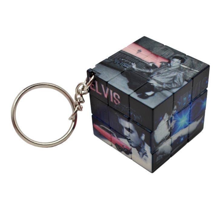 MID-SOUTH PRODUCTS - Wholesale Keychain - Unisex - Elvis Keychain - 3x3 Spin Cube