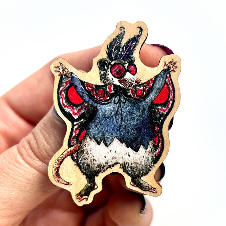 Épingle Possum Mothman pour la vente par Aquabun