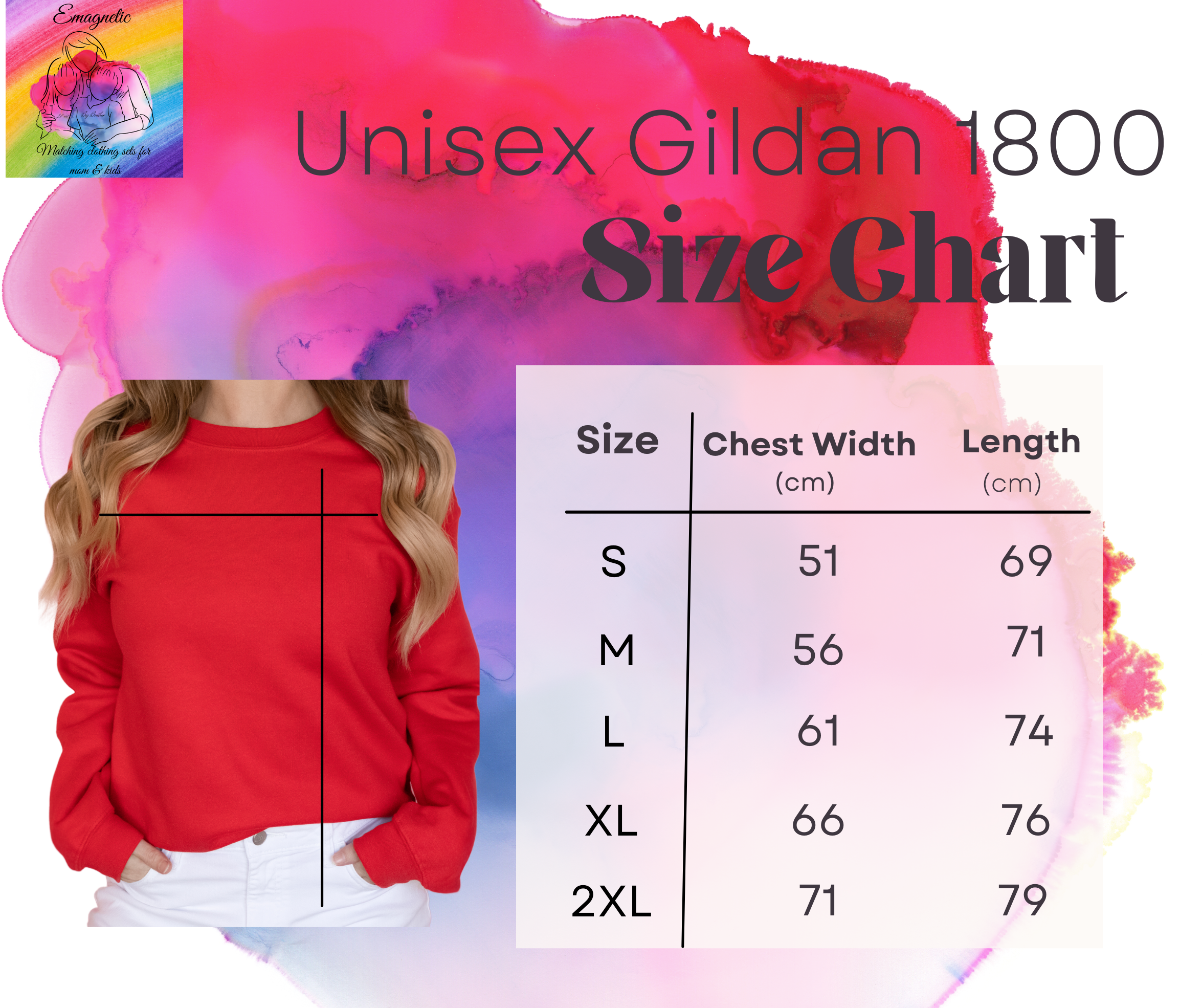 Llum del Sol – wholesale Mommy & me-set – Mama & mini matchande retrohjärtetröjset4