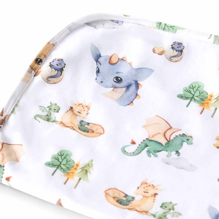 Snuggle Hunny - Wholesale Swaddle Set - Baby - Dragon Organic Jersey Wrap & Beanie Set5