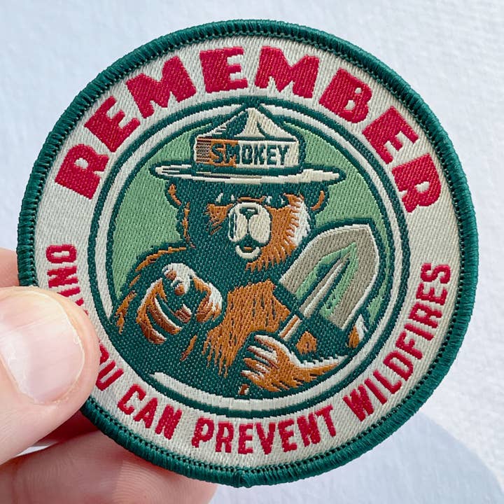 Giant Step Design Co. - Wholesale Patch - OFFICIALLY LICENSED Smokey Bear Patch - Remember Only You3