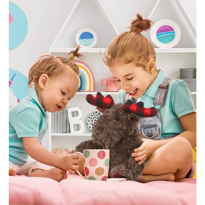 Cota Global - Wholesale Stuffed/Plush Toy - Kids & Baby - Super Soft Plush - Plaid Curly Moose4