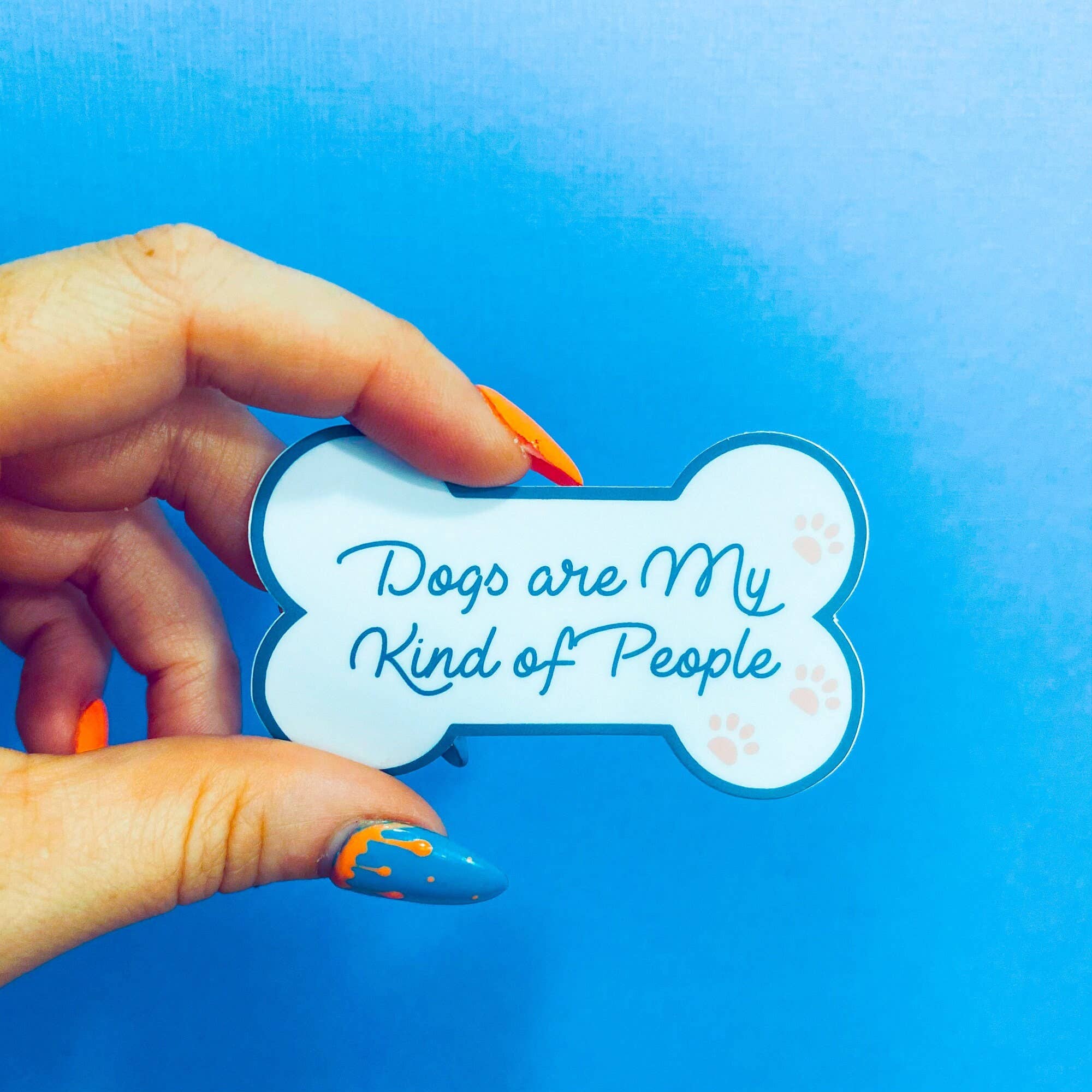 Chelzart - Vendita all'ingrosso Adesivo - Adesivo I cani sono il mio tipo di persone1