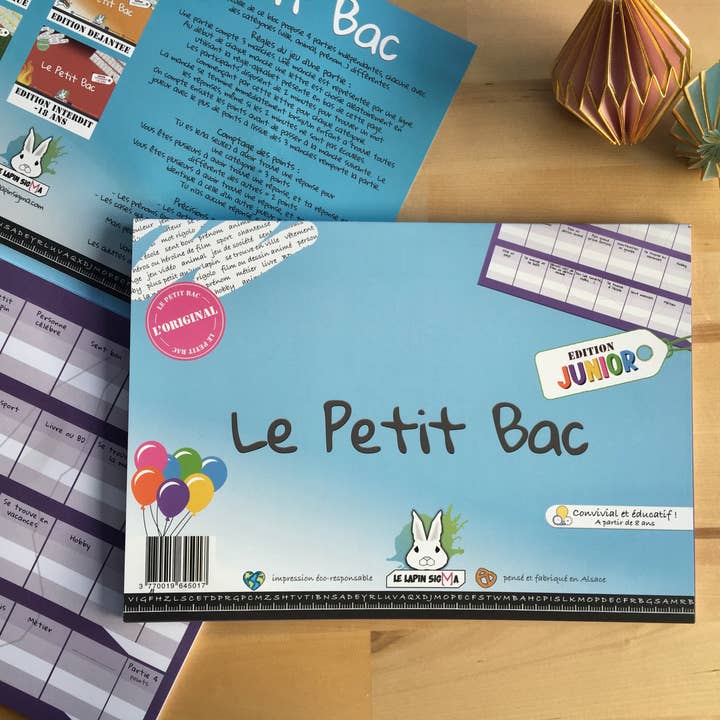 LE LAPIN SIGMA - Wholesale Bordspel - Le Petit Bac spel - Editie voor junioren5