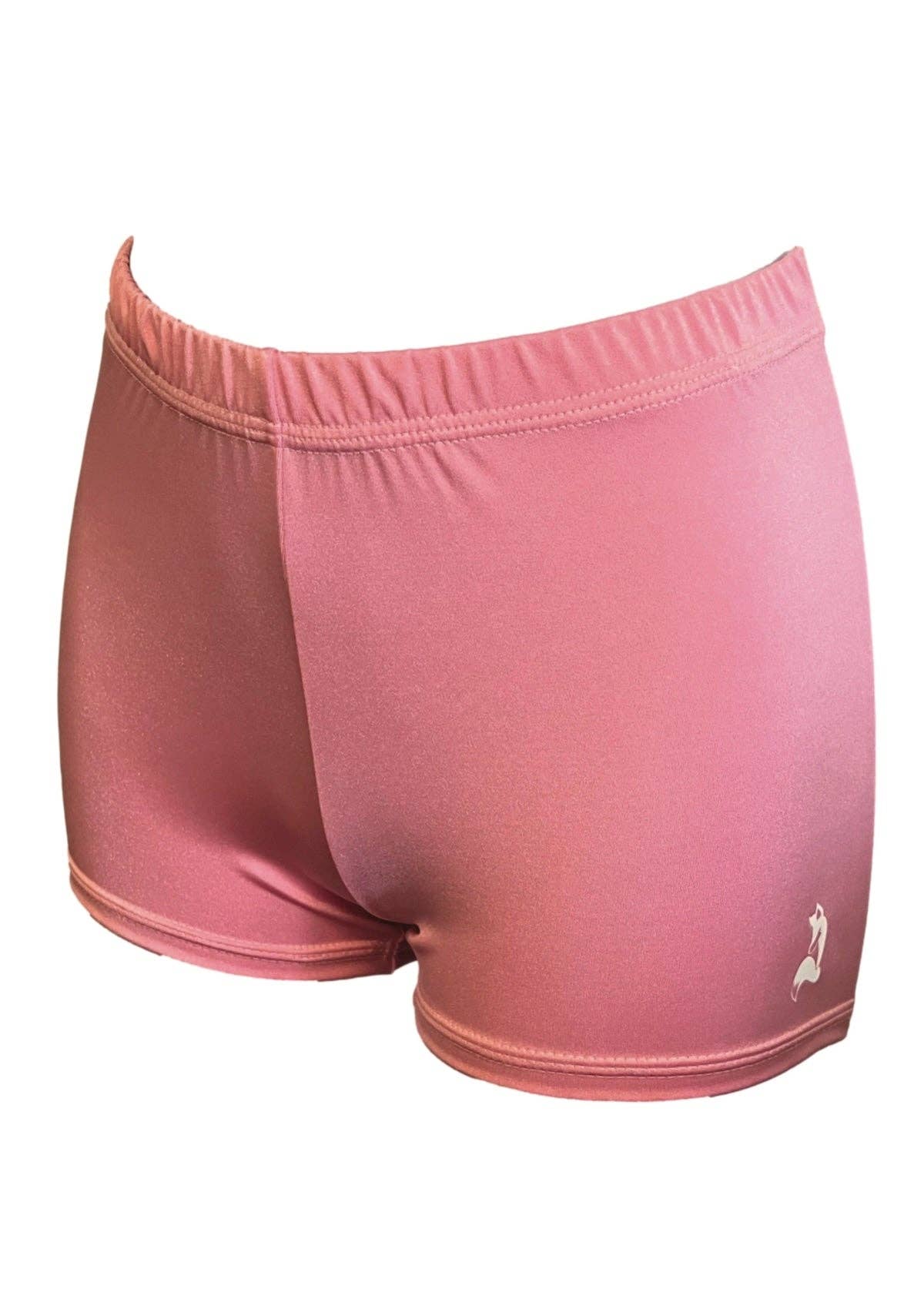 Foxy's Leotards - Wholesale Athletic Shorts - Women's - Valentine's Pink Lycra Performance Shorts