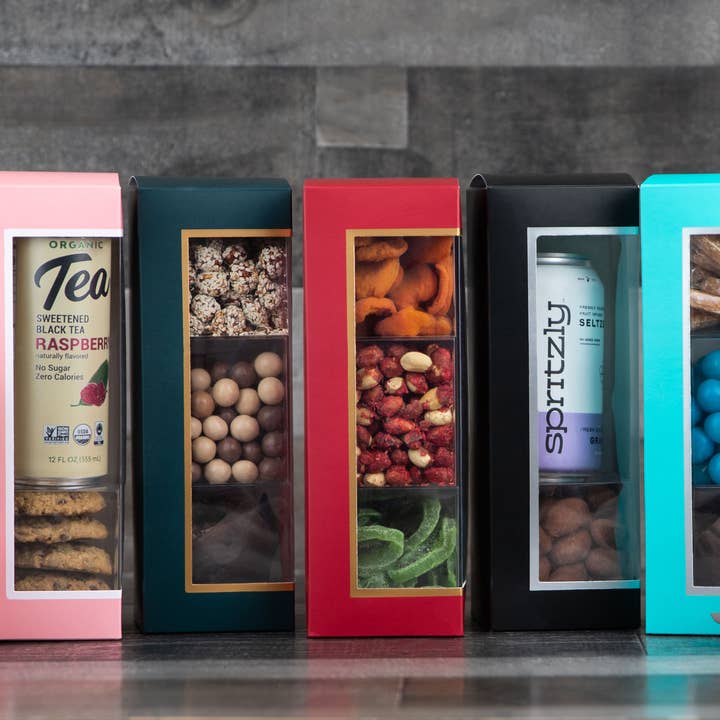 Hammont - Wholesale Gift Box - Decorative Bakery & Pastry Boxes With Window (6 Pack)15