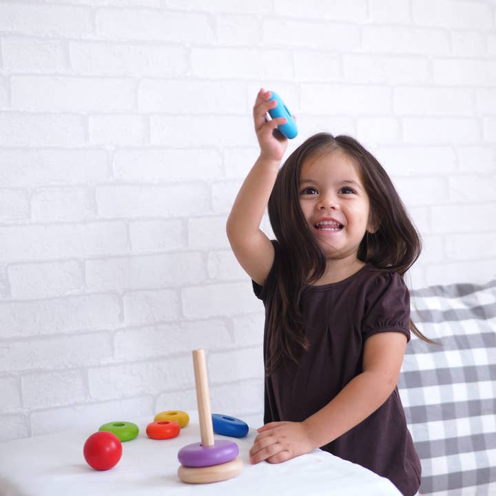 PlanToys - Wholesale Stacking Rings Game - Baby - Stacking Ring - Wooden Material2