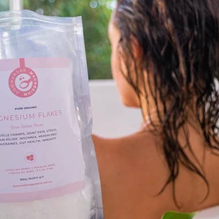 Downunder Magnesium badeflager 800g for engroshandel hos Downunder Magnesium