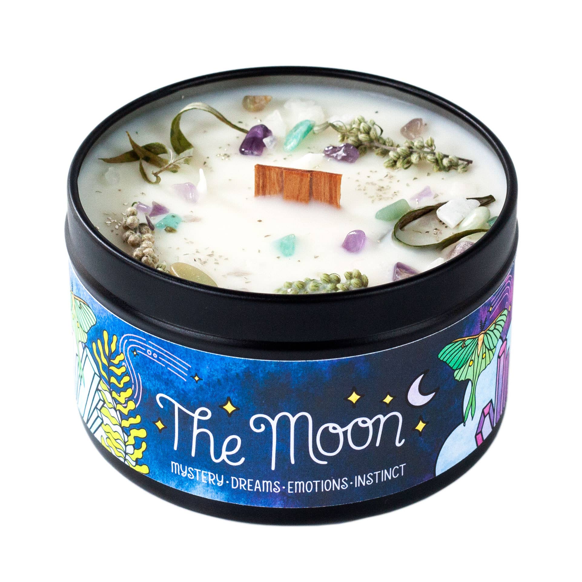 Rachel Beyer - Wholesale Travel Candles - The Moon Aromatherapy Soy Candle - Cypress Lemon8