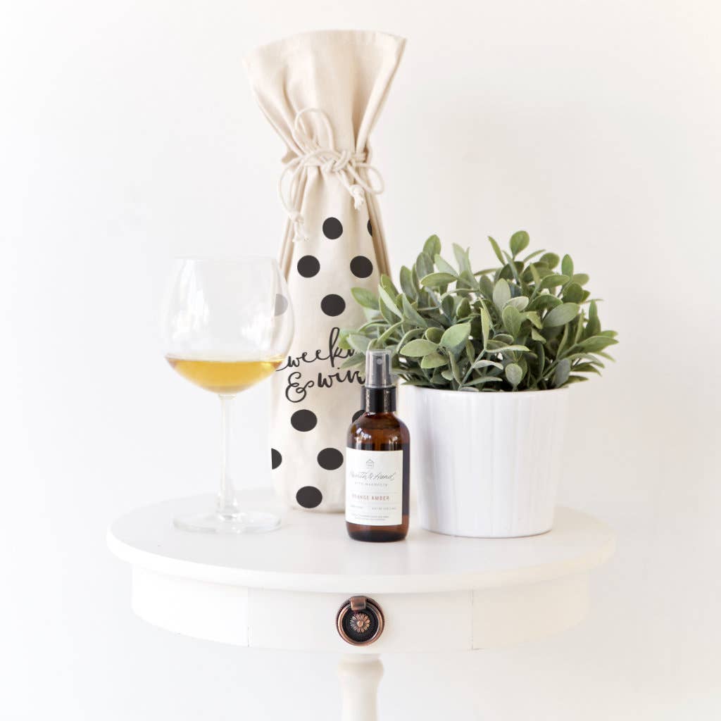 The Cotton & Canvas Co. - Wholesale Wine Gift Bag - Weekend And Wine Wine Bag1