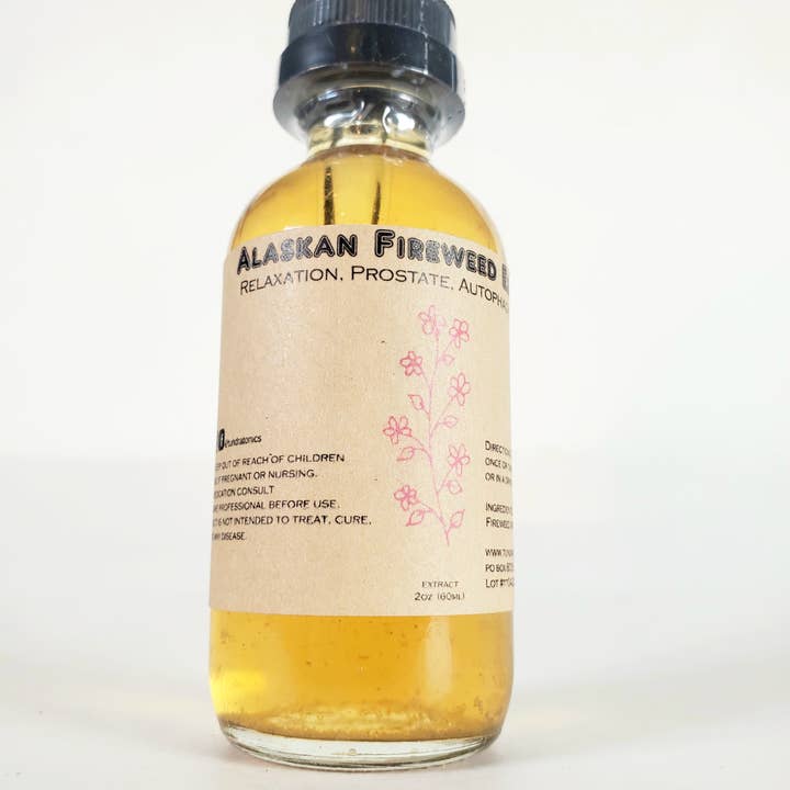 Tundra Tonics – Großhandel Tinkturen – Alaskan Weidenröschen Tinktur. Doppelte Weidenröschen extrahieren.1