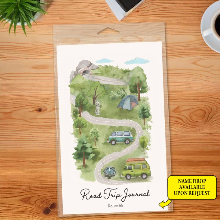 Road Trip Journal 5.5" x 8.5" Booklet for wholesale by SJT Enterprises, Inc.