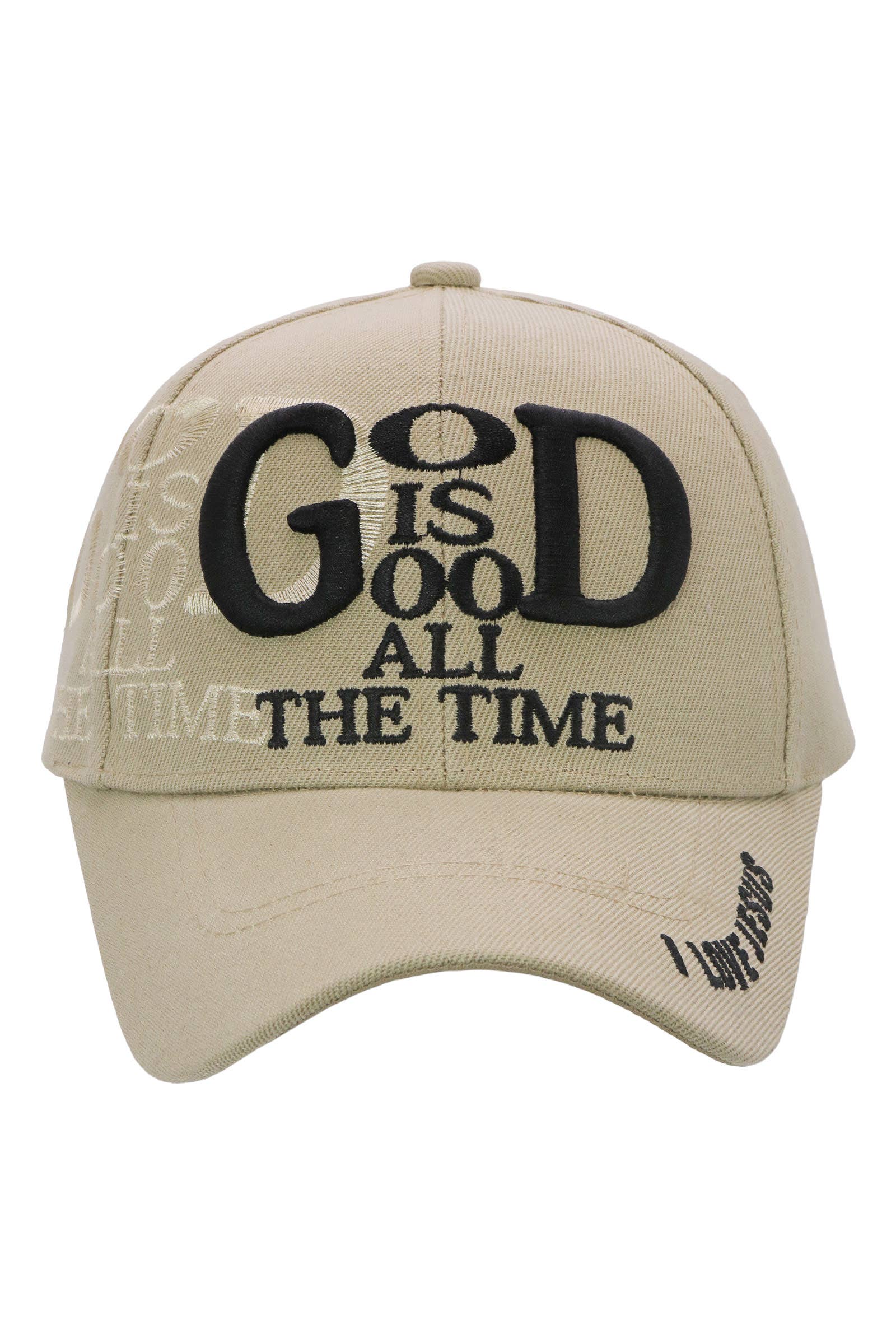 Cap Zone - Wholesale Baseball Cap - Unisex - God Is Good All The Time Jesus Baseball Cap23