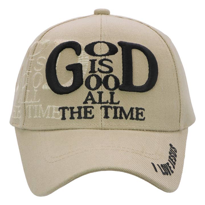 Cap Zone - Wholesale Baseball Cap - Unisex - God Is Good All The Time Jesus Baseball Cap23
