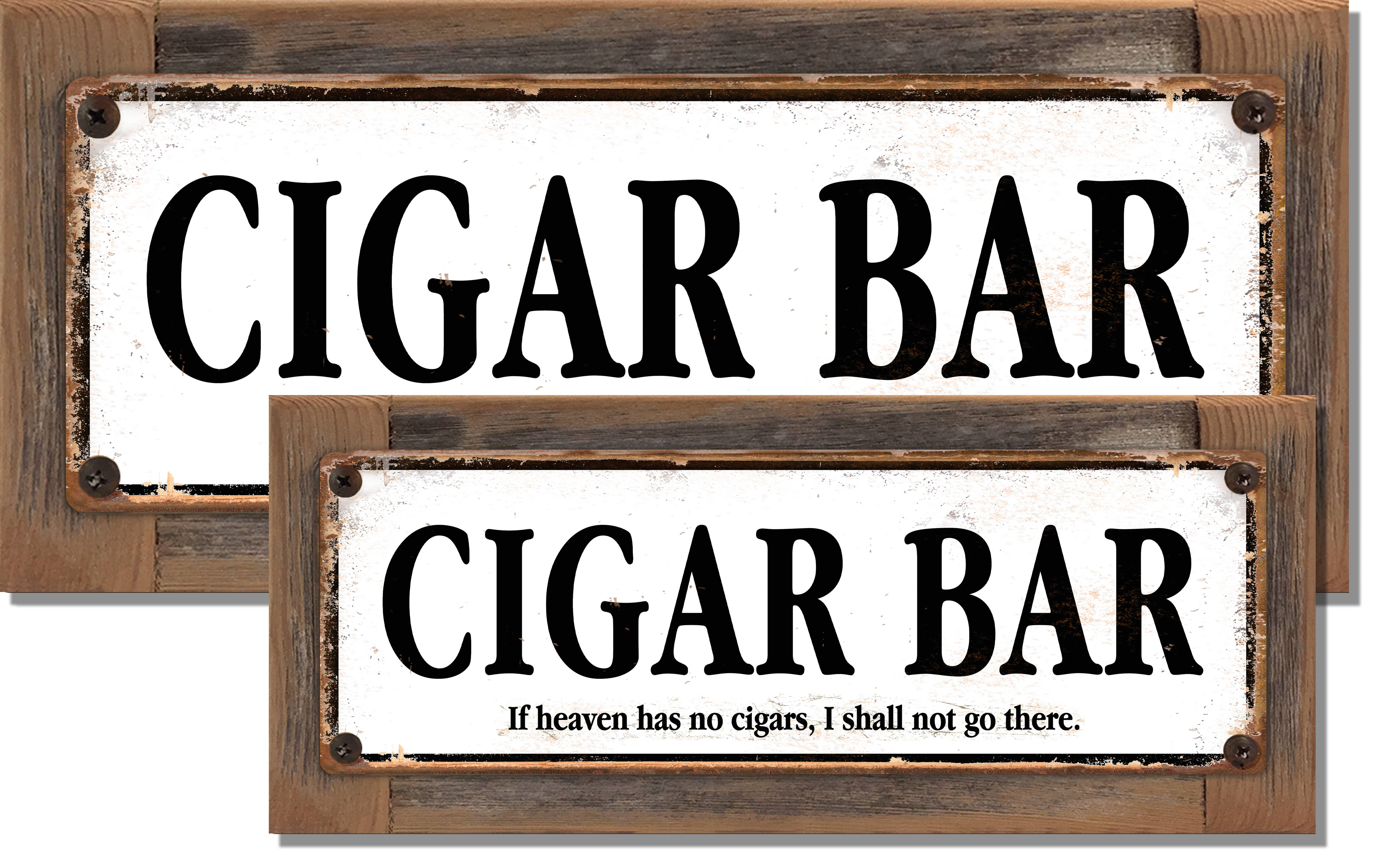 Laugh Lines - Wholesale Sign - Cigar Bar Sign Framed1