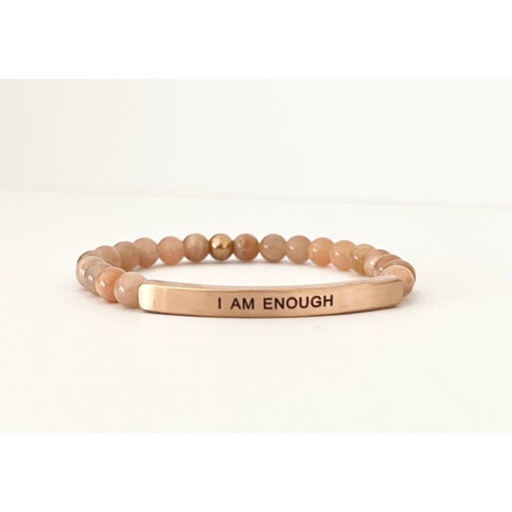 The Inspiration Company - Wholesale Beaded Bracelet - I Am Enough4