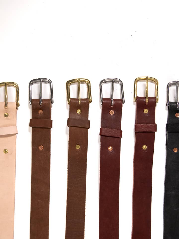 Roscoe Belt - larghezza 1 1/2 pollici - Vendita all'ingrosso per la vendita all'ingrosso da parte di Earth and Hide