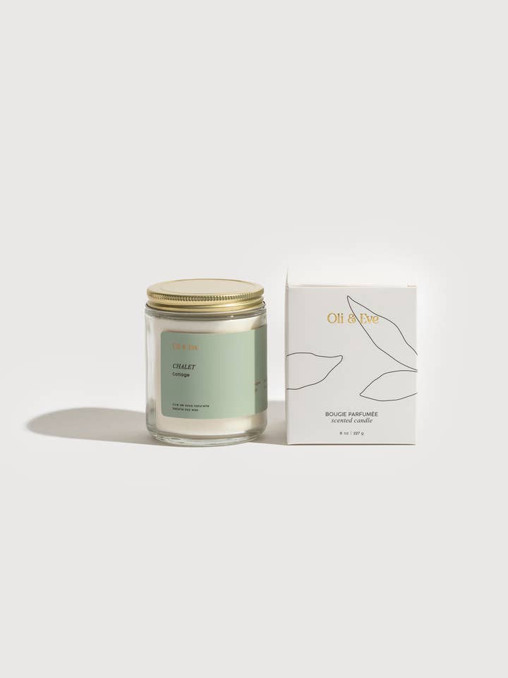 Cottage candle for wholesale by Oli & Eve