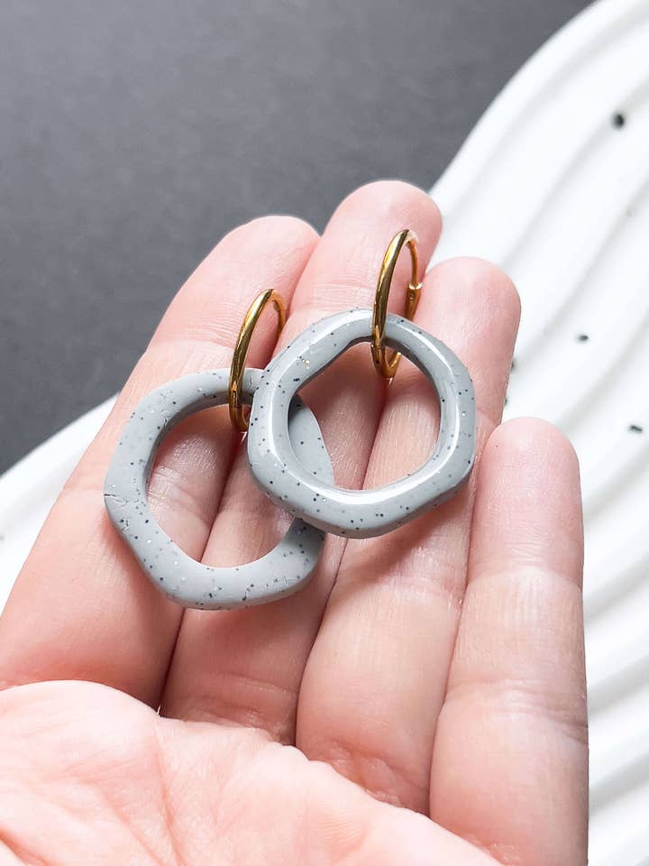 Mix & Match ✦ GWEN organic ring pendants 2-in-1 for wholesale by KLAEI DESIGN STUDIO