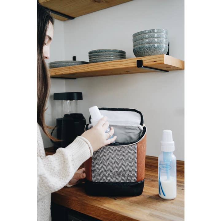 Itzy Ritzy - Wholesale Wet Bag - Kids & Baby - Coffee & Cream Chill Like A Boss™ Bottle Bag1