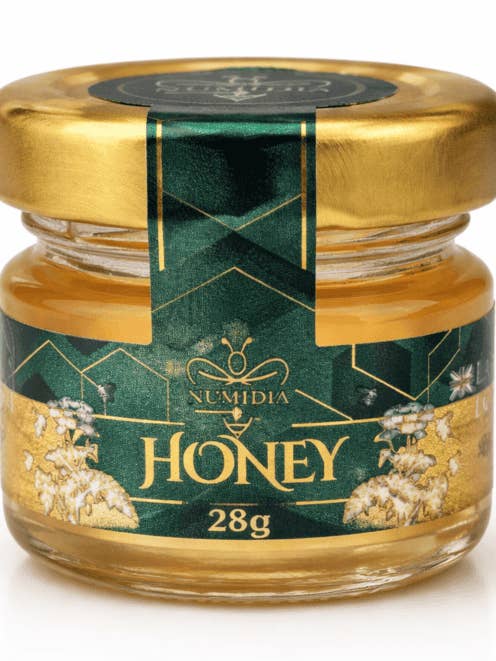28g Mini Honey Jar (Box of 60) for wholesale by numidia kingdom ltd