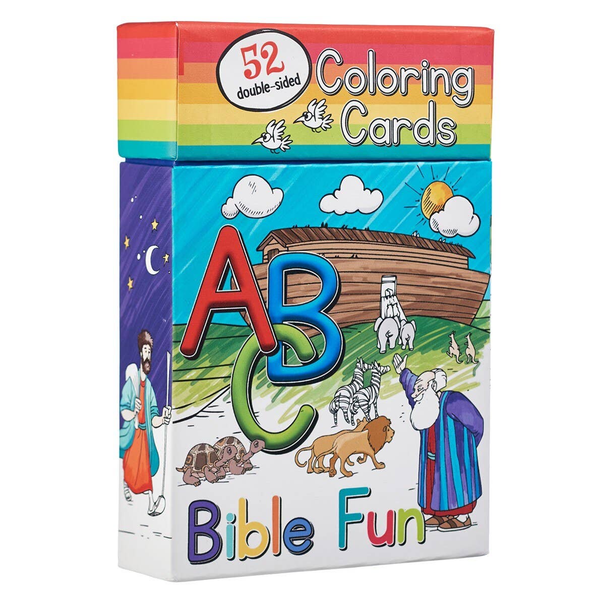 Christian Art Gifts - Wholesale Learning Cards - Kids & Baby - Coloring Cards Boxed 52 ABC Bible Fun for Kids2