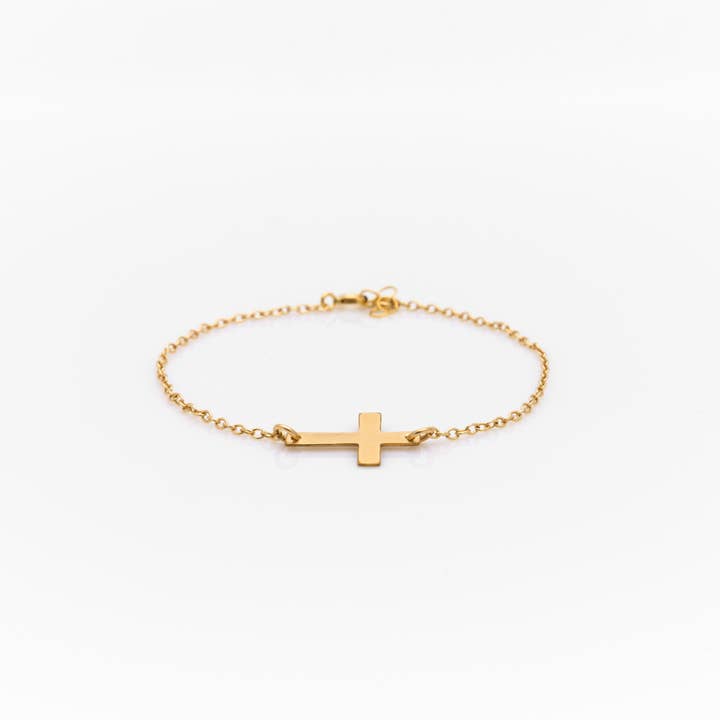 Cross Charm Bracelet for wholesale by Nashelle Jewelry
