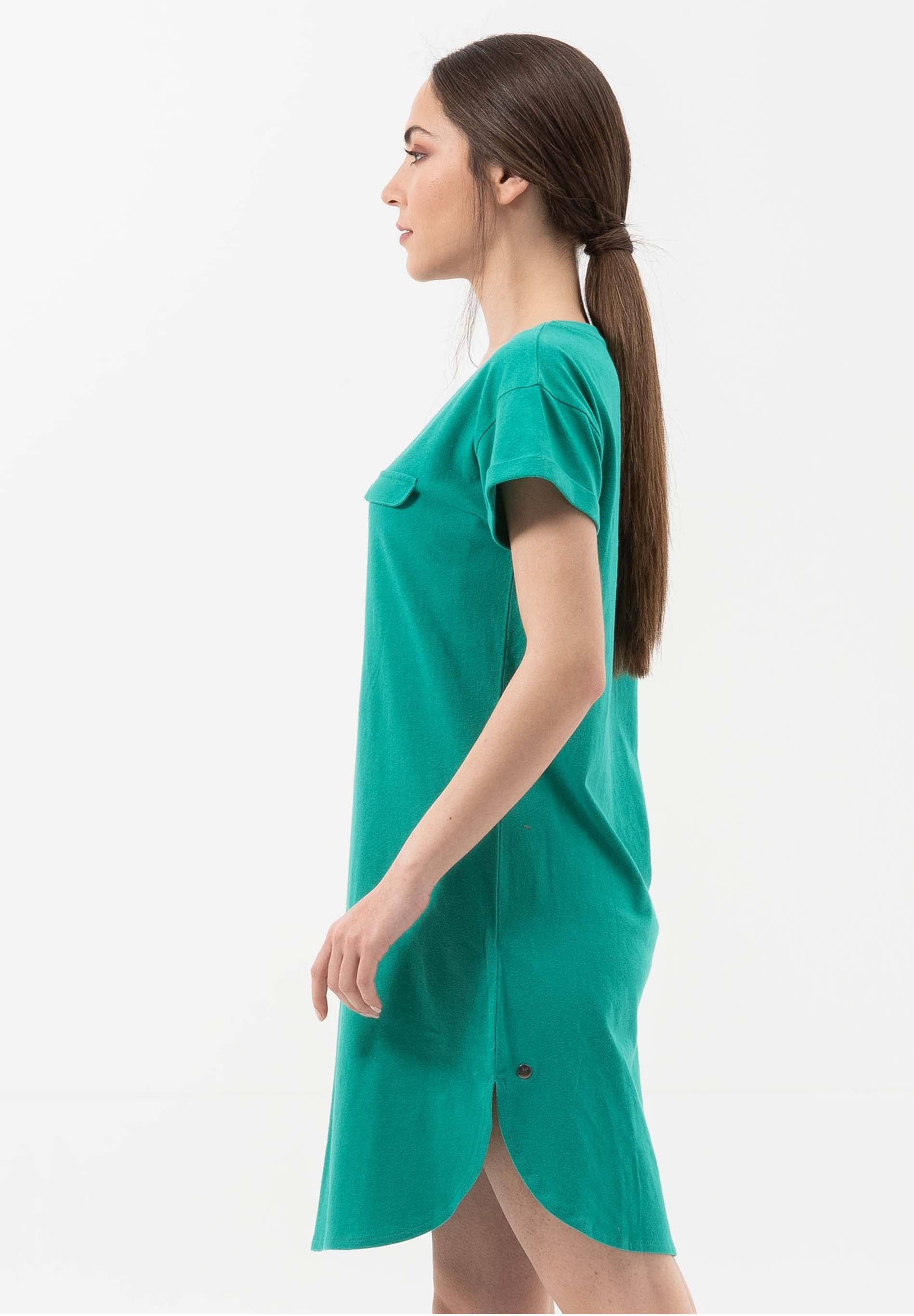 ORGANICATION – Vestido - Mulher por atacado – Camisola de Camisola de Algodão Biológico com Roupagem1