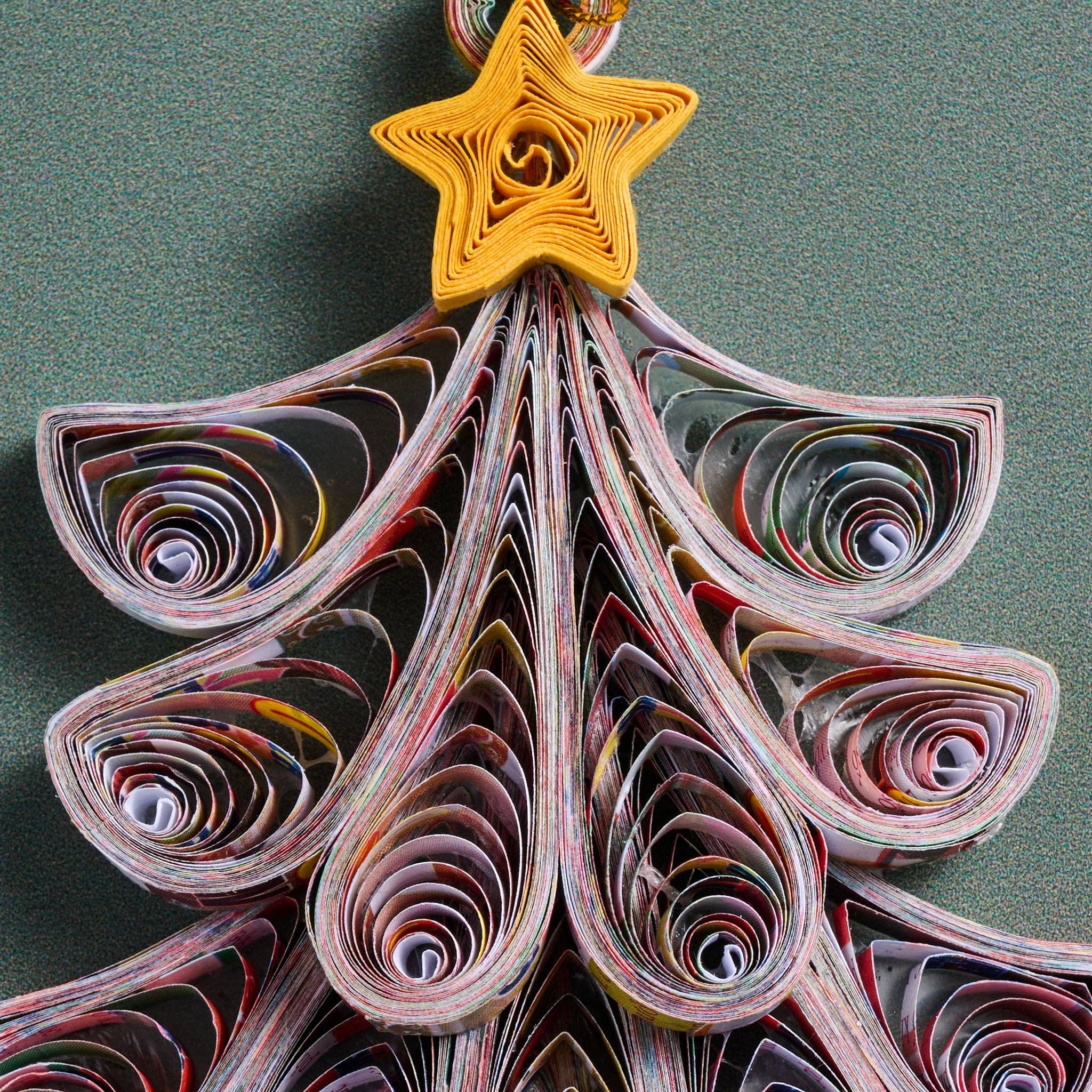 Ten Thousand Villages - Wholesale Ornament - Quilled Fancy Tree Ornament1