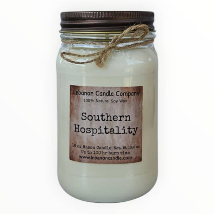 Southern Hospitality Candle for wholesale by Lebanon Candle Company